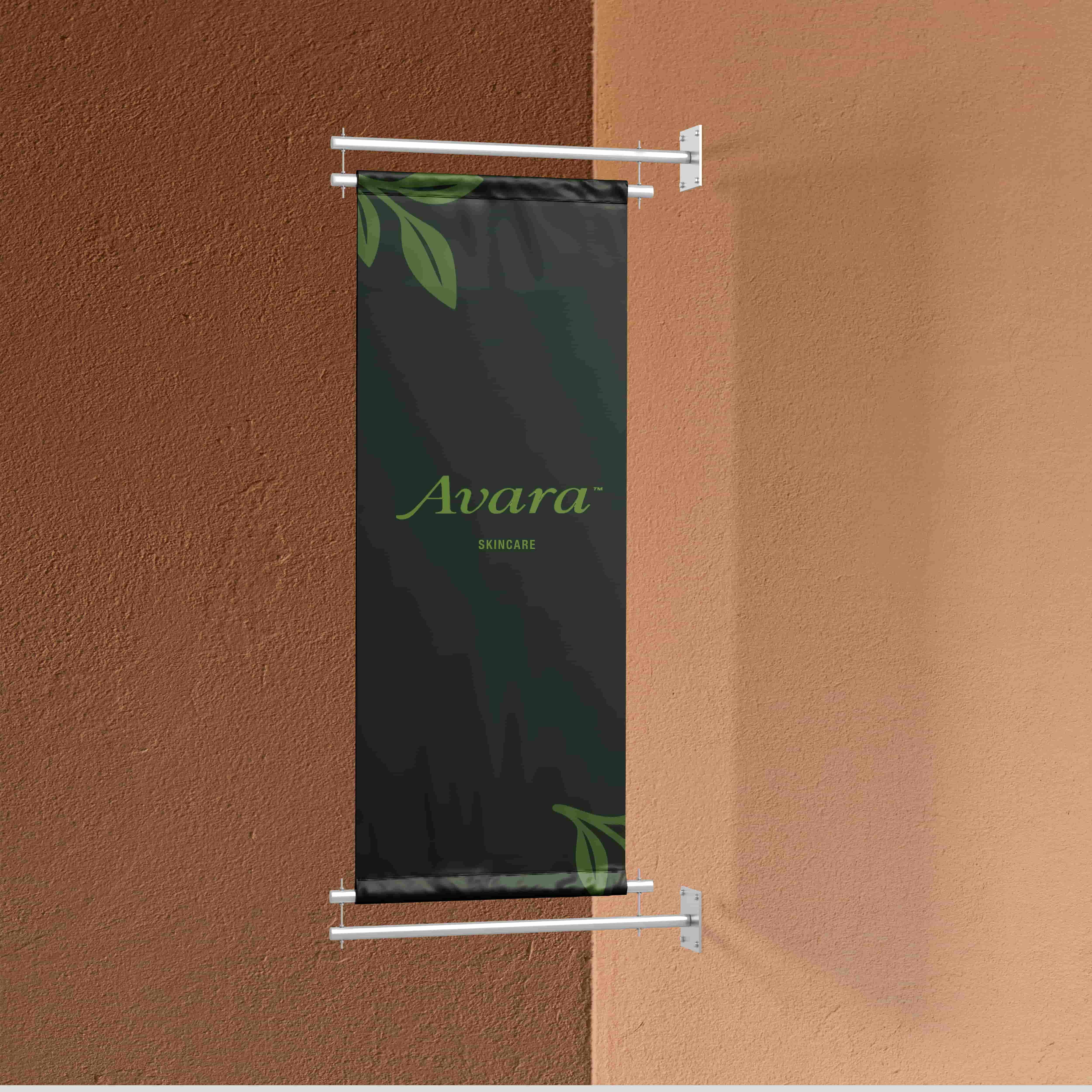 Hanging flag banner print design by Hamilton Sagita