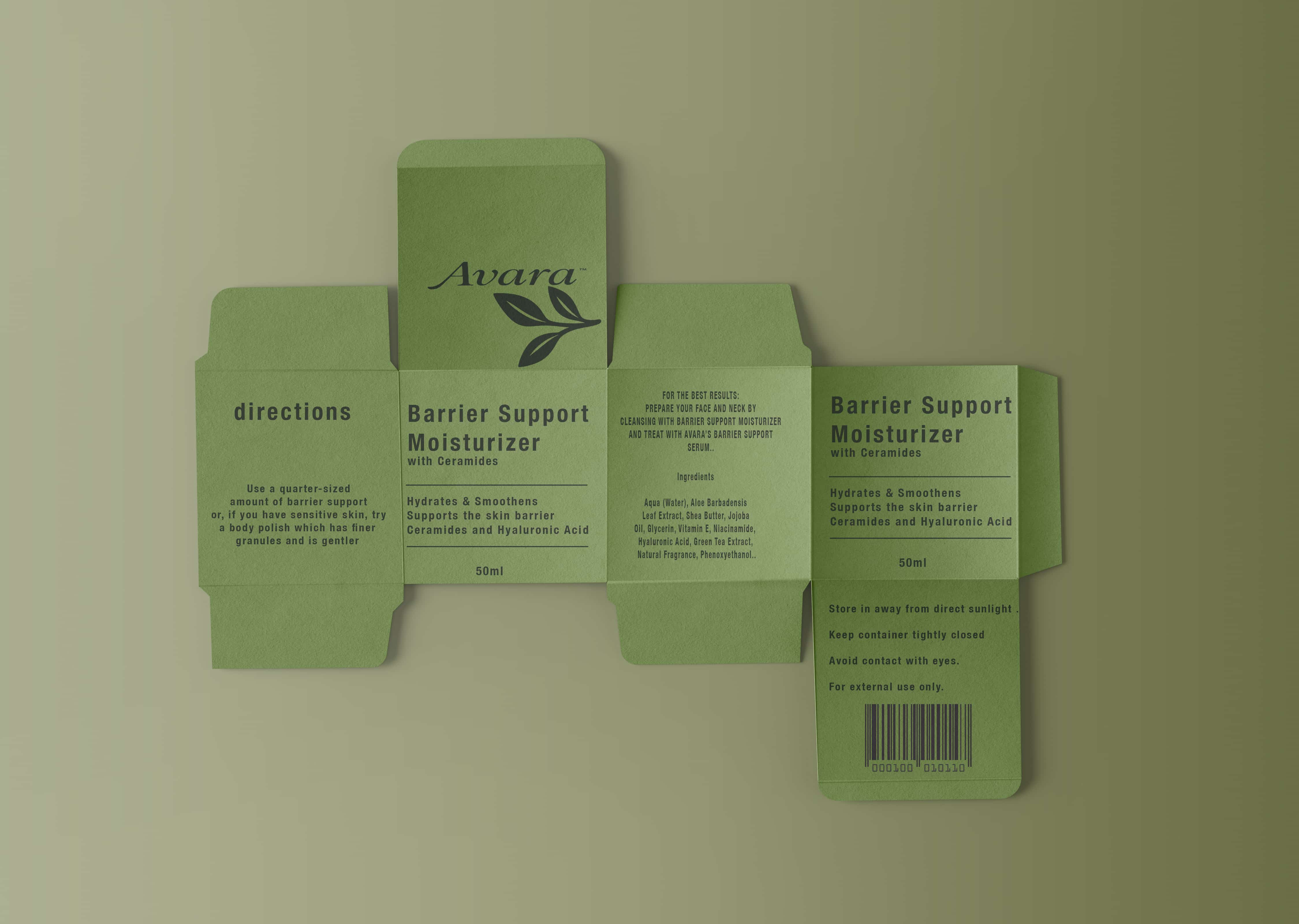 Unfolded Square Avara Box